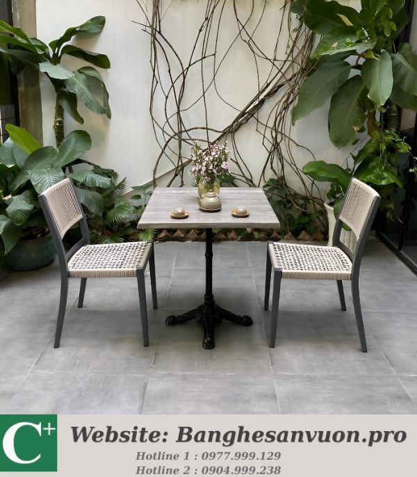Bộ bàn ghế ban công SVAN-GMTBC-01