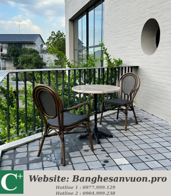 Bộ bàn ghế ban công SVAN-GMTBC-03