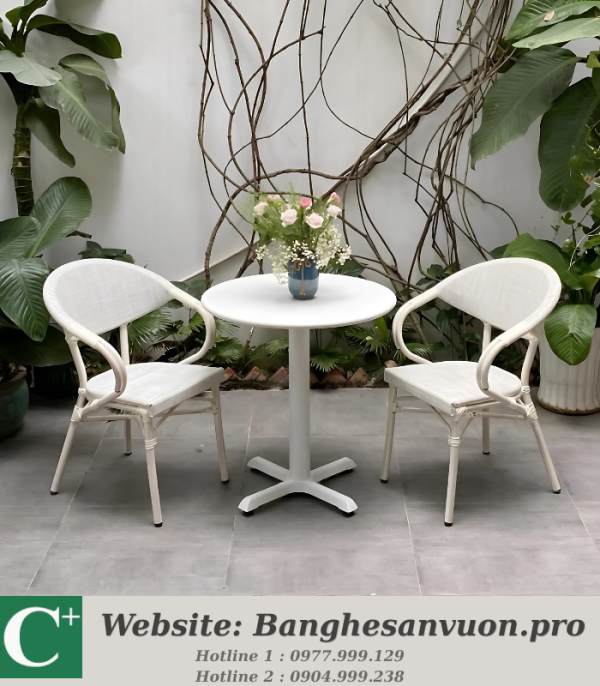 Bộ bàn ghế ban công SVAN-GMTBC-05