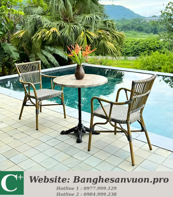 Bộ bàn ghế ban công SVAN-GMTBC-07