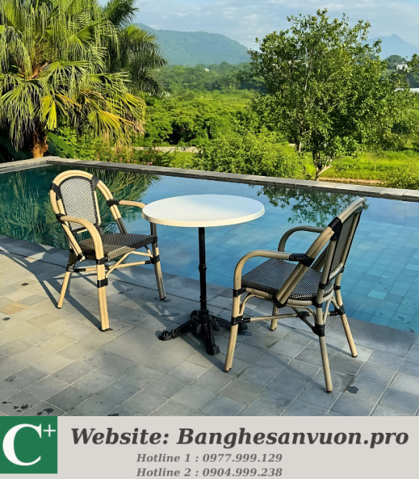 Bộ bàn ghế ban công SVAN-GMTBC-081