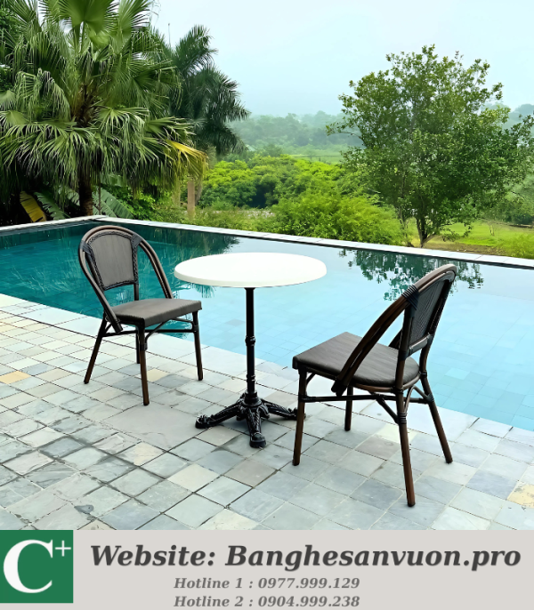 Bộ bàn ghế ban công SVAN-GMTBC-09