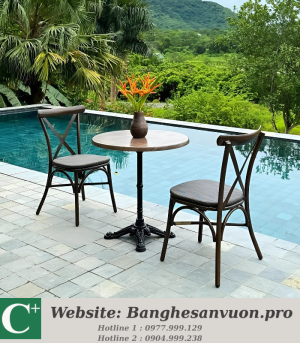 Bộ bàn ghế ban công SVAN-GMTBC-13