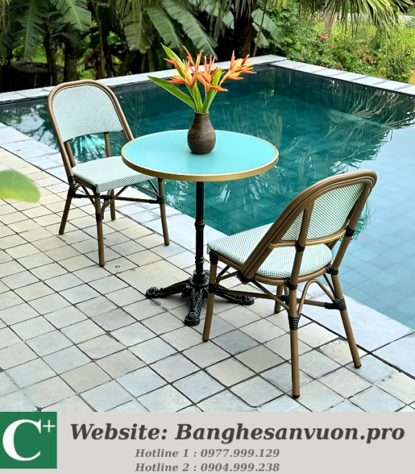 Bộ bàn ghế ban công SVAN-GMTBC-15BX