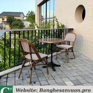 Bộ bàn ghế ban công SVAN-GMTBC-15D