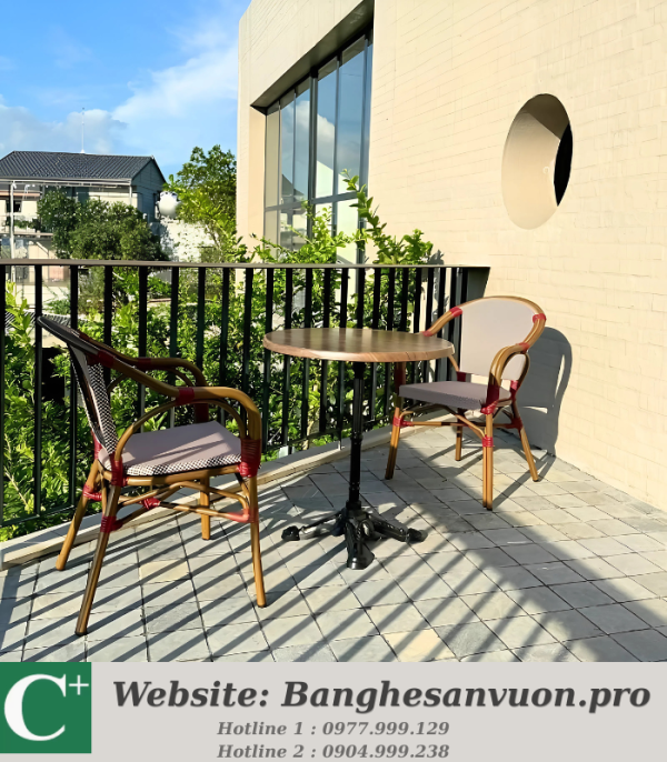 Bộ bàn ghế ban công SVAN-GMTBC-16D