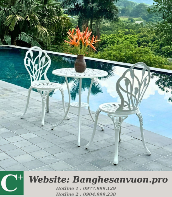 Bộ bàn ghế ban công SVAN-GMTBG-12T