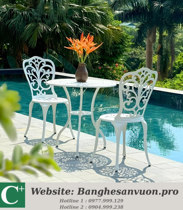 Bộ bàn ghế ban công SVAN-GMTBG-14T