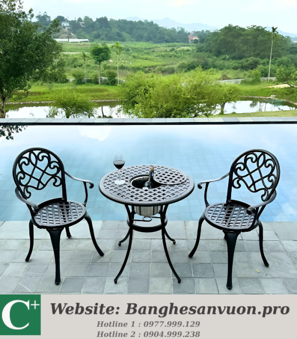 Bộ bàn ghế ban công SVAN-GMTBG-17N