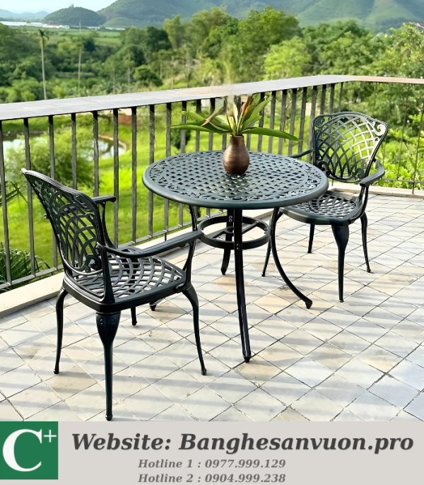 Bộ bàn ghế ban công SVAN-GMTBG-26X
