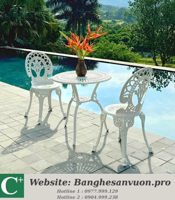 Bộ bàn ghế ban công SVAN-GMTBG-28T