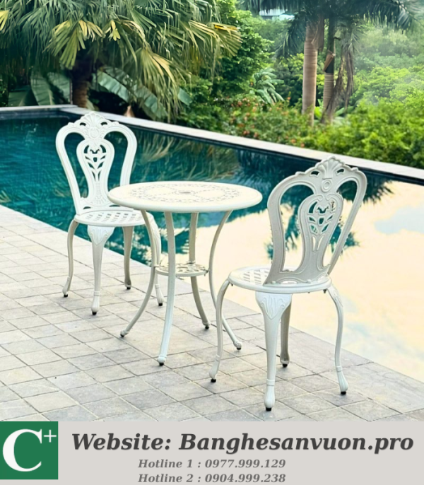 Bộ bàn ghế ban công SVAN-GMTBG02-D65T
