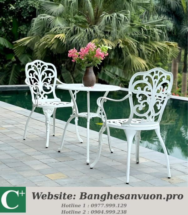 Bộ bàn ghế ban công SVAN-GMTBG10-D60T