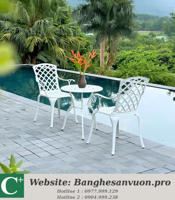 Bộ bàn ghế ban công SVAN-GMTBG21-D60T