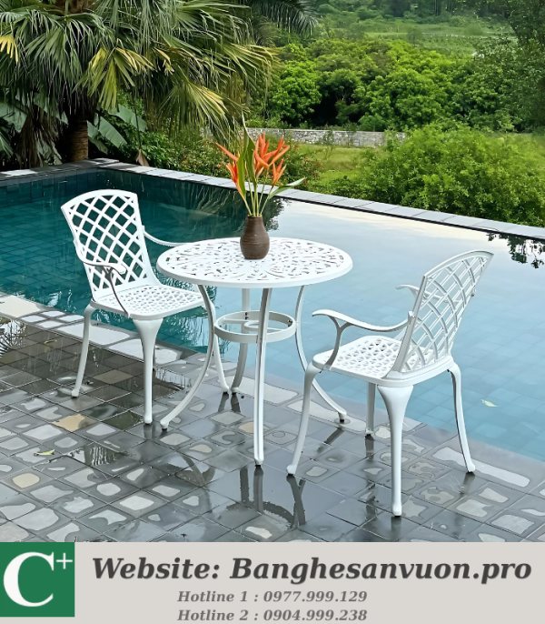 Bộ bàn ghế ban công SVAN-GMTBG21-D83T