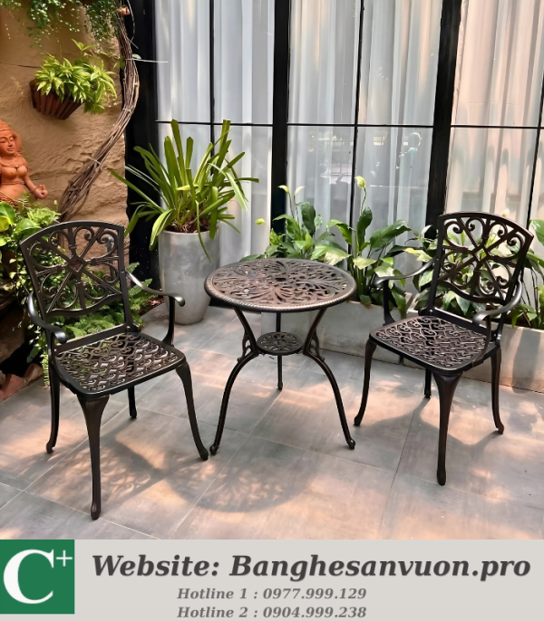 Bộ bàn ghế ban công SVAN-GMTBG29-D60N
