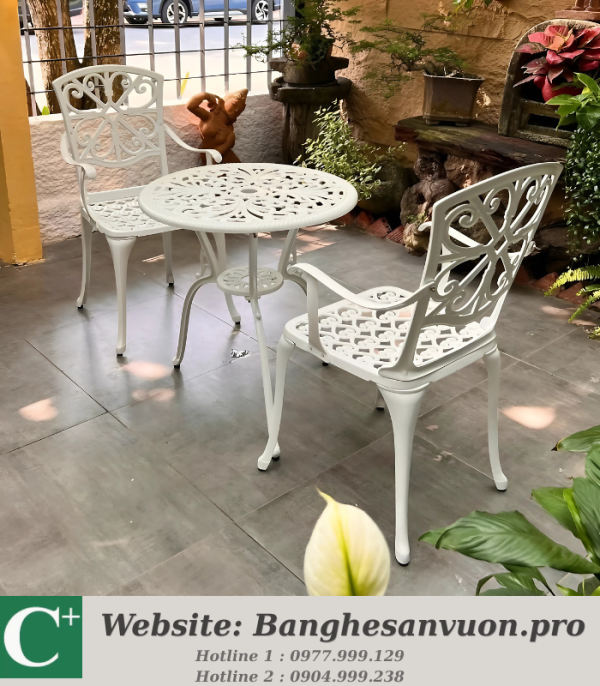 Bộ bàn ghế ban công SVAN-GMTBG29-D60T
