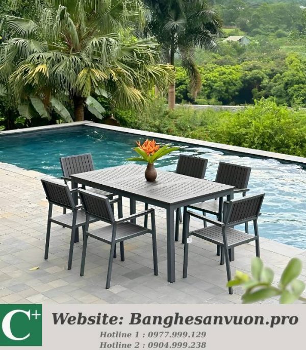 Bộ bàn ghế ngoài trời SVAN-GMTBC-CND