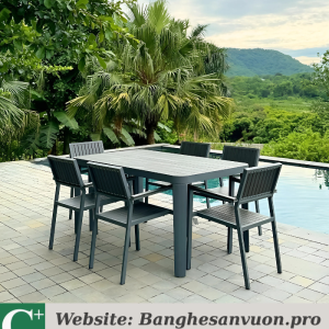 Bộ bàn ghế sân vườn SVAN-GMTBC-CNX