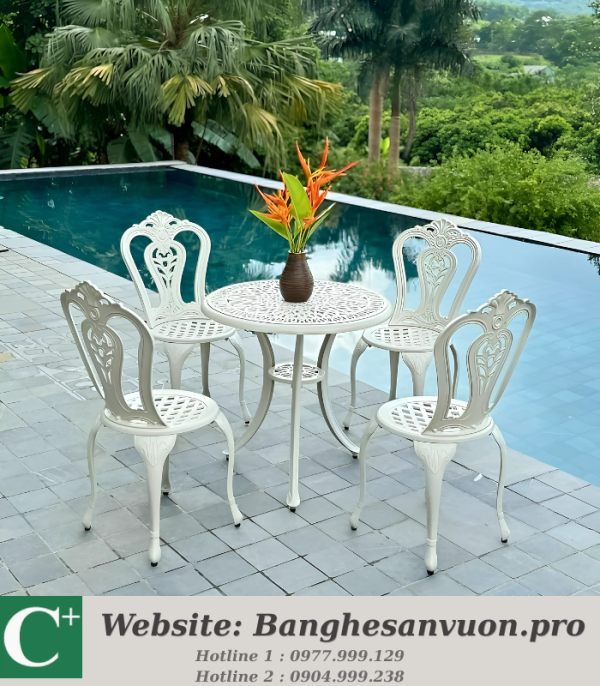 Bộ bàn ghế sân vườn SVAN-GMTBG-002T