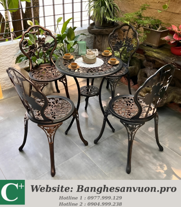 Bộ bàn ghế sân vườn SVAN-GMTBG-027N