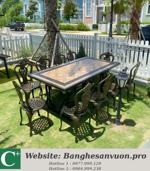 Bộ bàn ghế sân vườn SVAN-GMTBG-02CNM