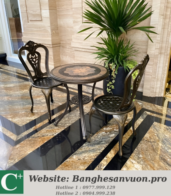 Bộ bàn ghế ngoài trời SVAN-GMTBG-02M