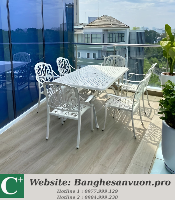 Bộ bàn ghế sân vườn SVAN-GMTBG-03CNT