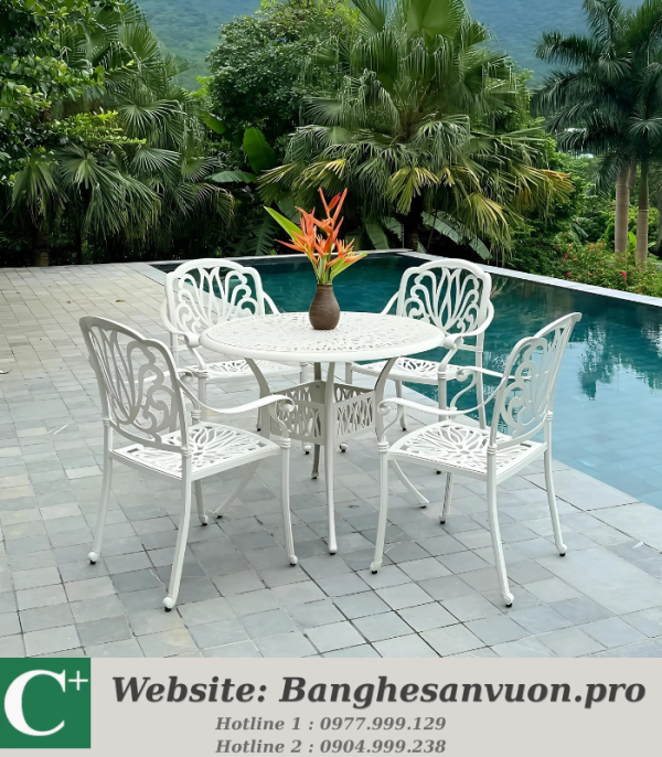 Bộ bàn ghế sân vườn SVAN-GMTBG-03T