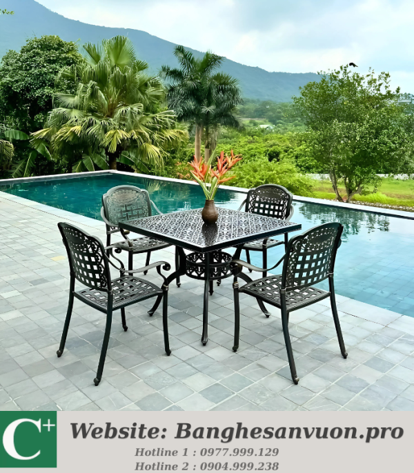 Bộ bàn ghế sân vườn SVAN-GMTBG-04VN
