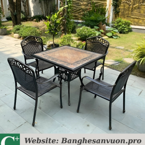 Bộ bàn ghế sân vườn SVAN-GMTBG-05VM