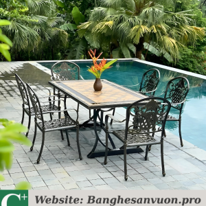Bộ bàn ghế sân vườn SVAN-GMTBG-06CNM