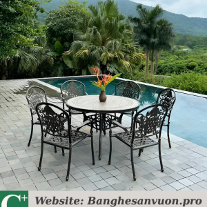 Bộ bàn ghế sân vườn SVAN-GMTBG-06TM