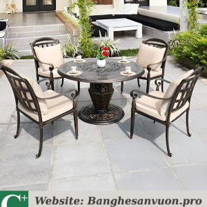 Bộ bàn ghế sân vườn SVAN-GMTBG-08N