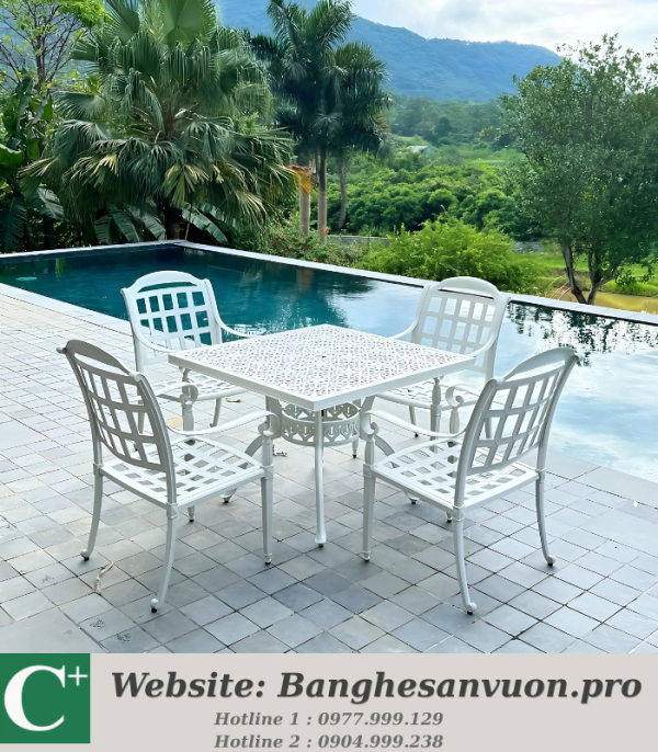 Bộ bàn ghế sân vườn SVAN-GMTBG-08VT
