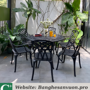 Bộ bàn ghế sân vườn SVAN-GMTBG-1.2TN