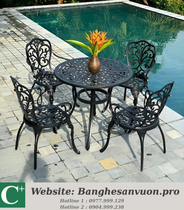Bộ bàn ghế sân vườn SVAN-GMTBG-10D