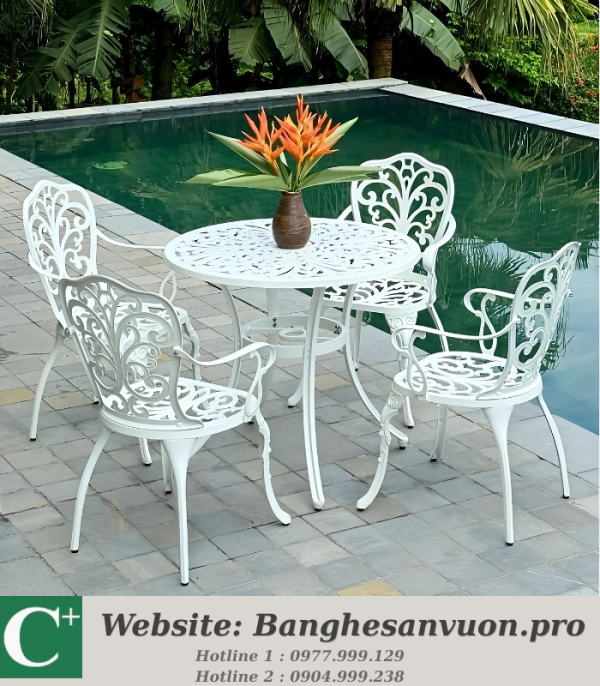 Bộ bàn ghế sân vườn SVAN-GMTBG-10T