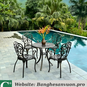 Bộ bàn ghế sân vườn SVAN-GMTBG-11N