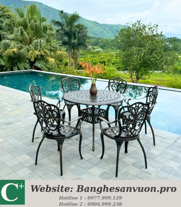 Bộ bàn ghế sân vườn SVAN-GMTBG-11TR