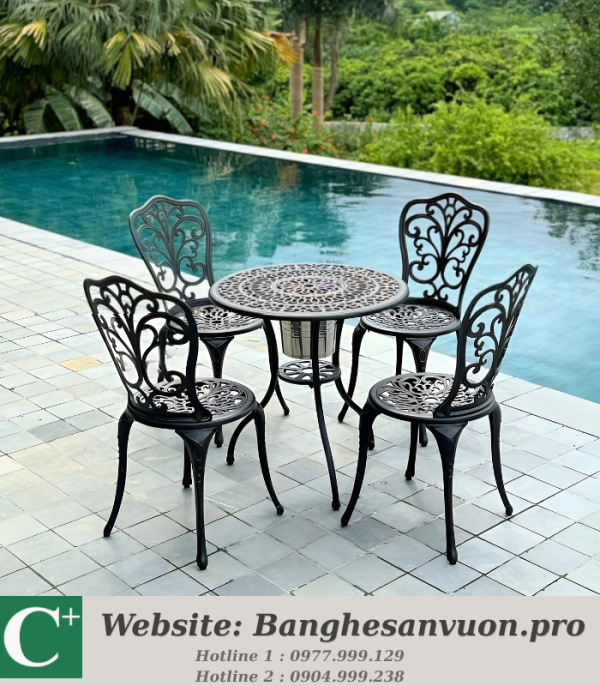 Bộ bàn ghế sân vườn SVAN-GMTBG-14N