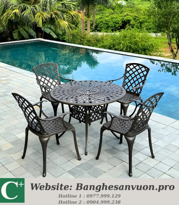 Bộ bàn ghế sân vườn SVAN-GMTBG-21C