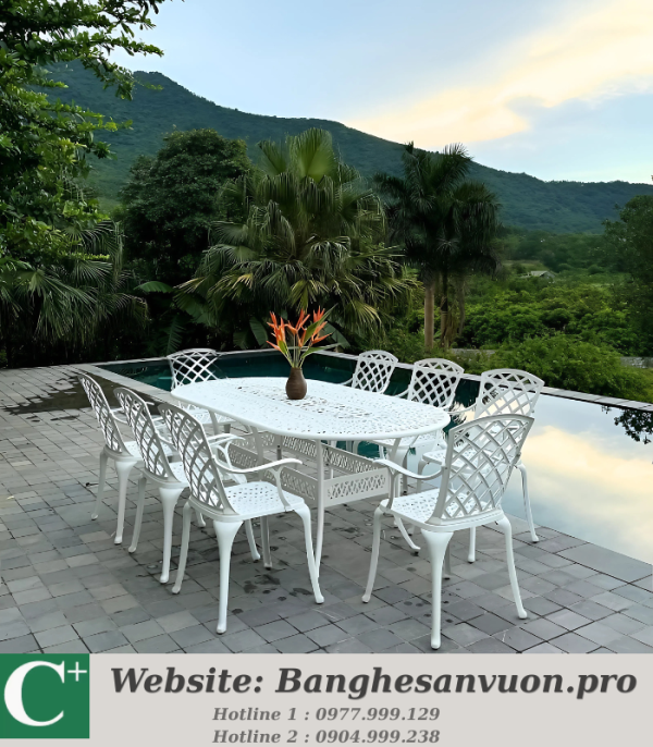 Bộ bàn ghế sân vườn SVAN-GMTBG-21ET