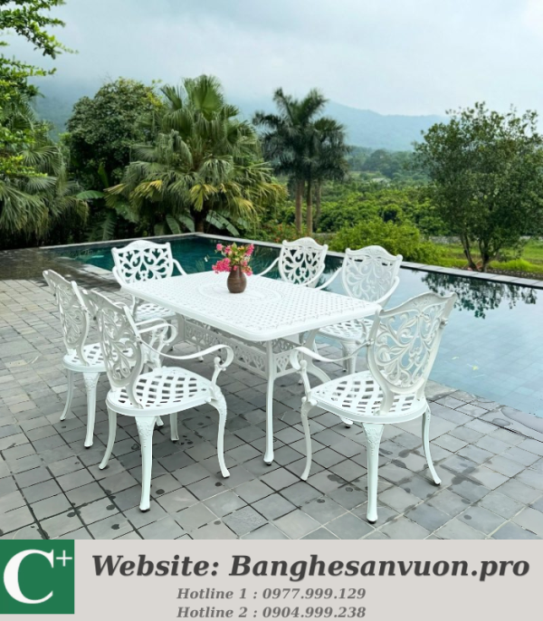 Bộ bàn ghế sân vườn SVAN-GMTBG-22CNT