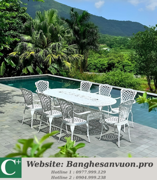 Bộ bàn ghế sân vườn SVAN-GMTBG-26ET