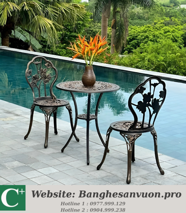 Bộ bàn ghế sân vườn SVAN-GMTBG-27N