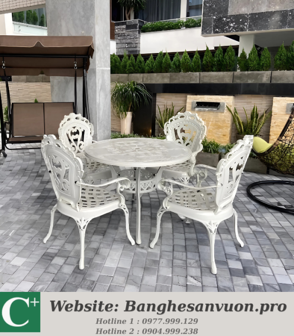 Bộ bàn ghế sân vườn SVAN-GMTBG-E3