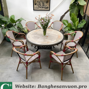 Bộ bàn ghế sân vườn SVAN-GMTBG-GC16D