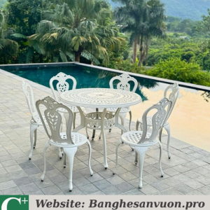 Bộ bàn ghế sân vườn SVAN-GMTBG02-D100T