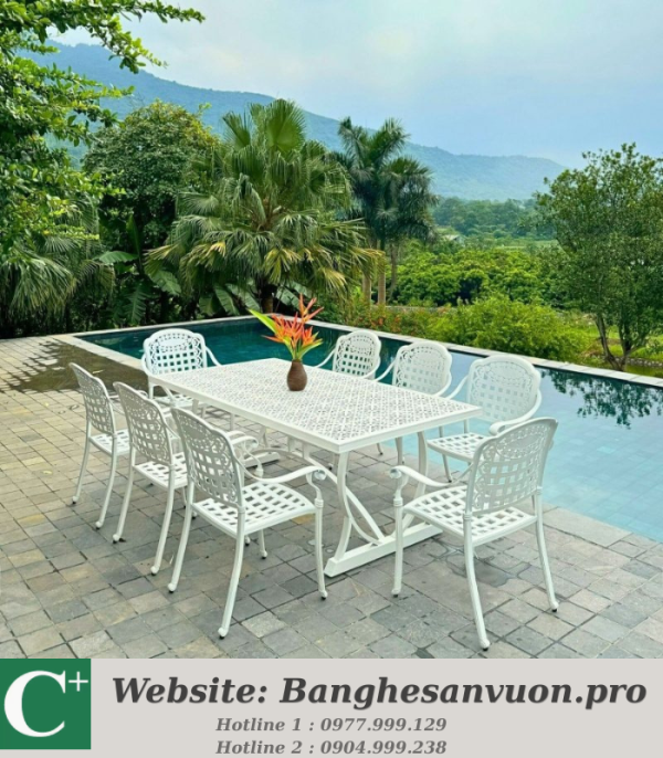 Bộ bàn ghế sân vườn SVAN-GMTBG04-2.0CNT